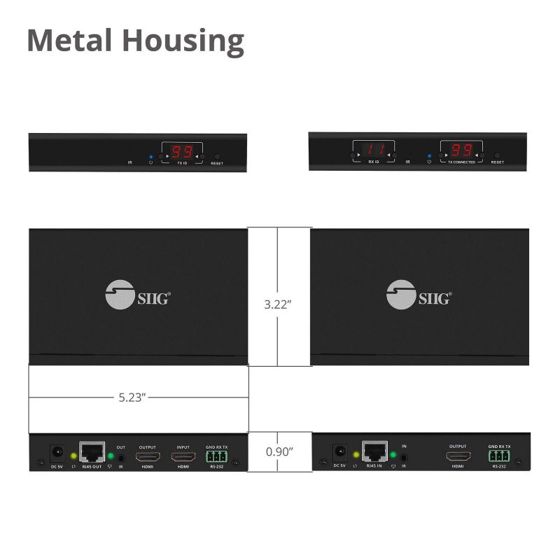 Comprehensive Cable and Connectivity CVE-TRX01 300M VGA AND AUDIO EXTENDER