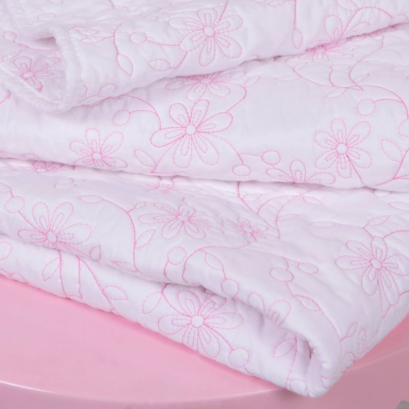 Sammy and Lou Baby Quilt Floral