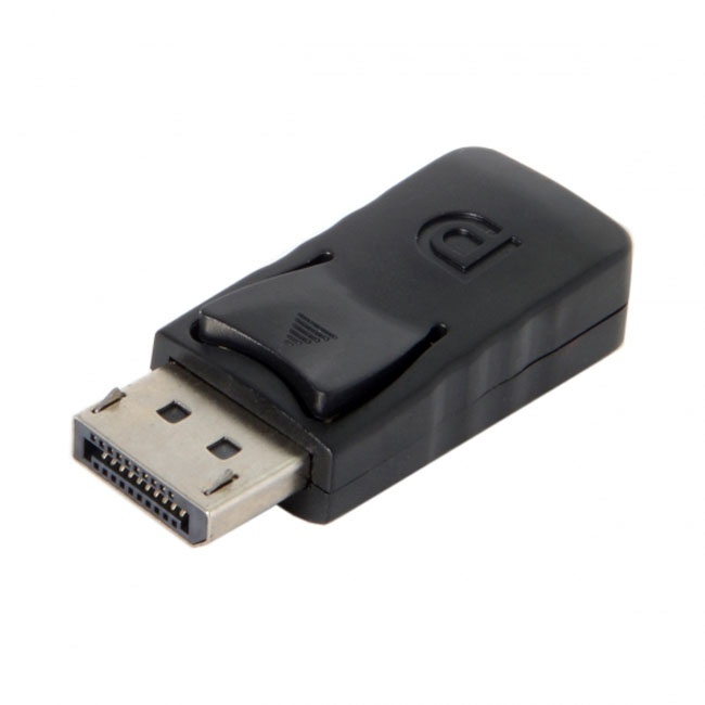 Jimier Black DP DisplayPort Male to Mini DP DisplayPort Female Adapter for Displays HDTV Monitor DP-052-BK