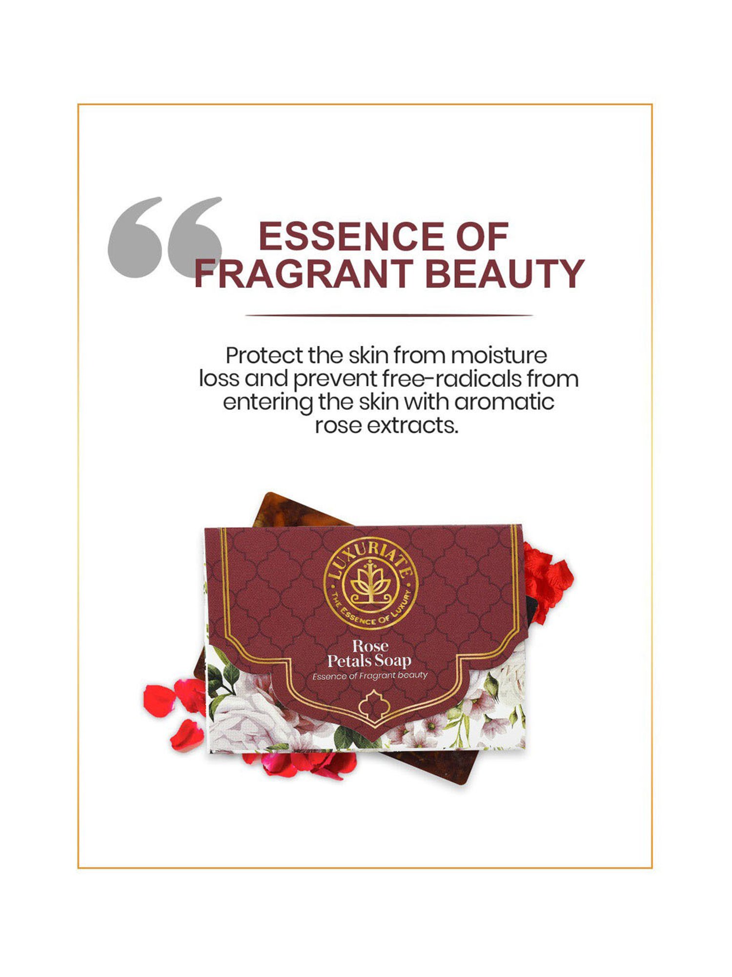 Luxuriate Rose Essence Beauty Soap and Mist Spray Combo