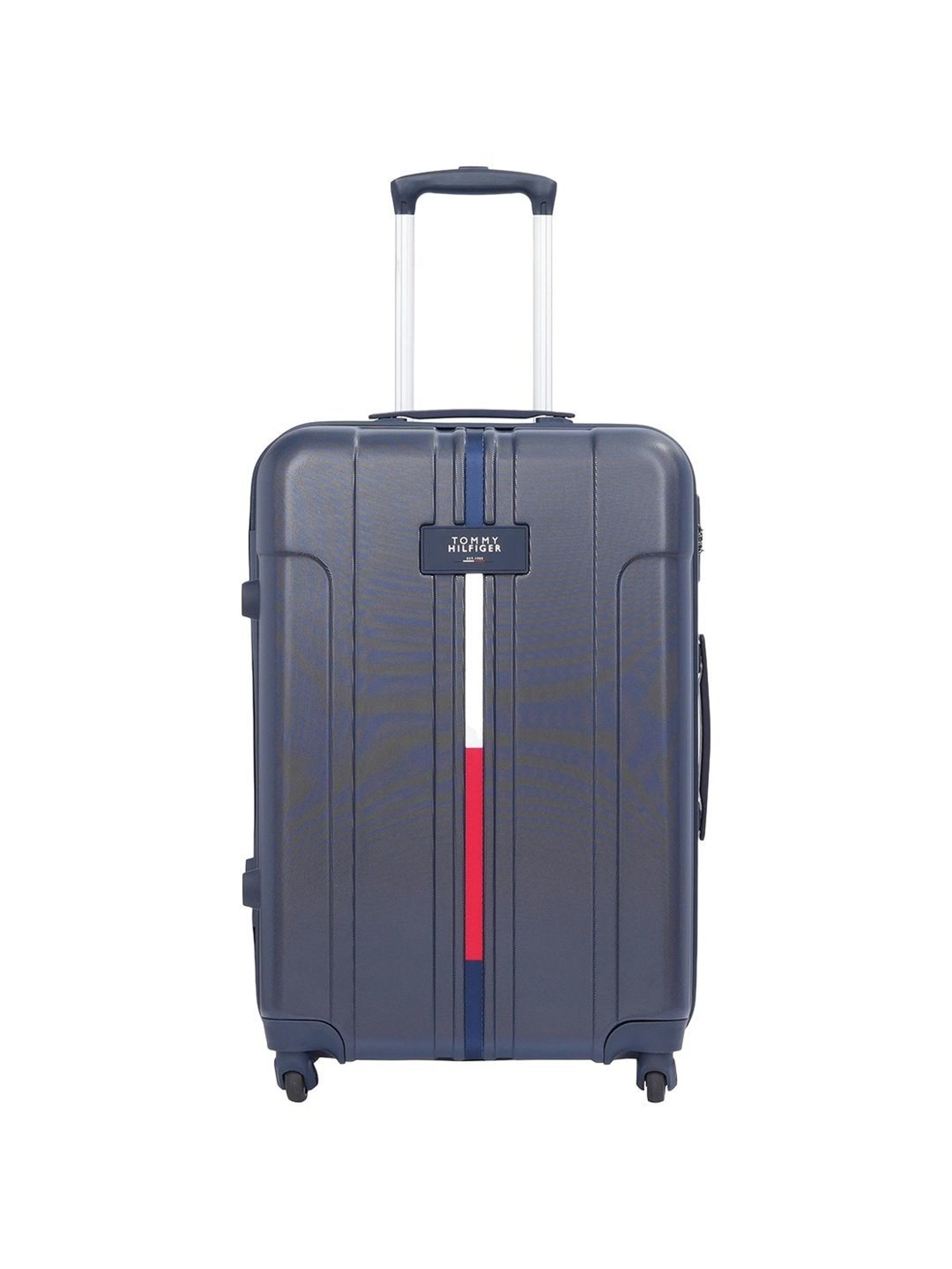 TOMMY HILFIGER Wyoming Navy 4 Wheels Small Hard Cabin Trolley Bag 55 cm