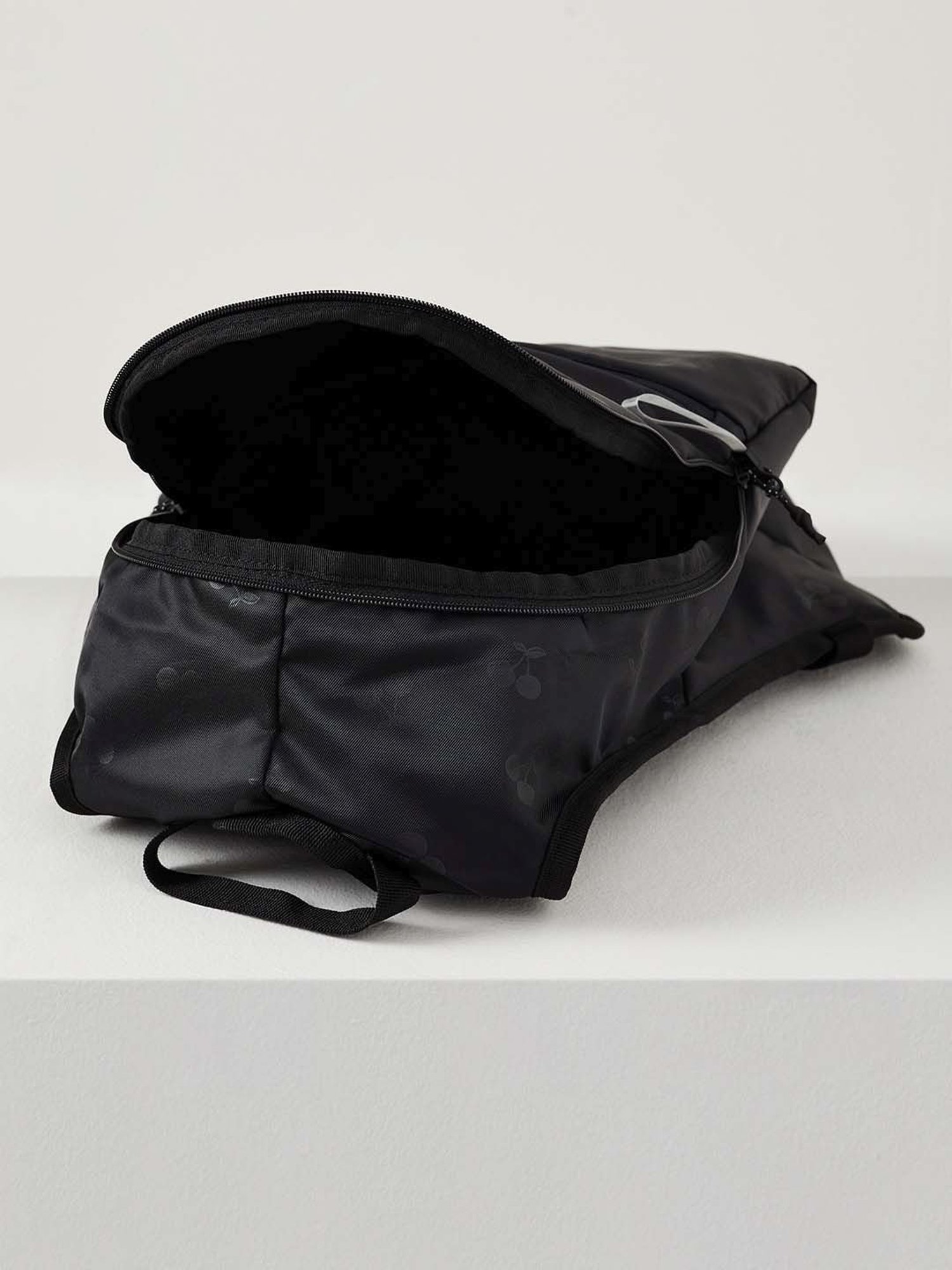 Wiki Back to School Black Polyester Printed Backpack - 22 Ltrs