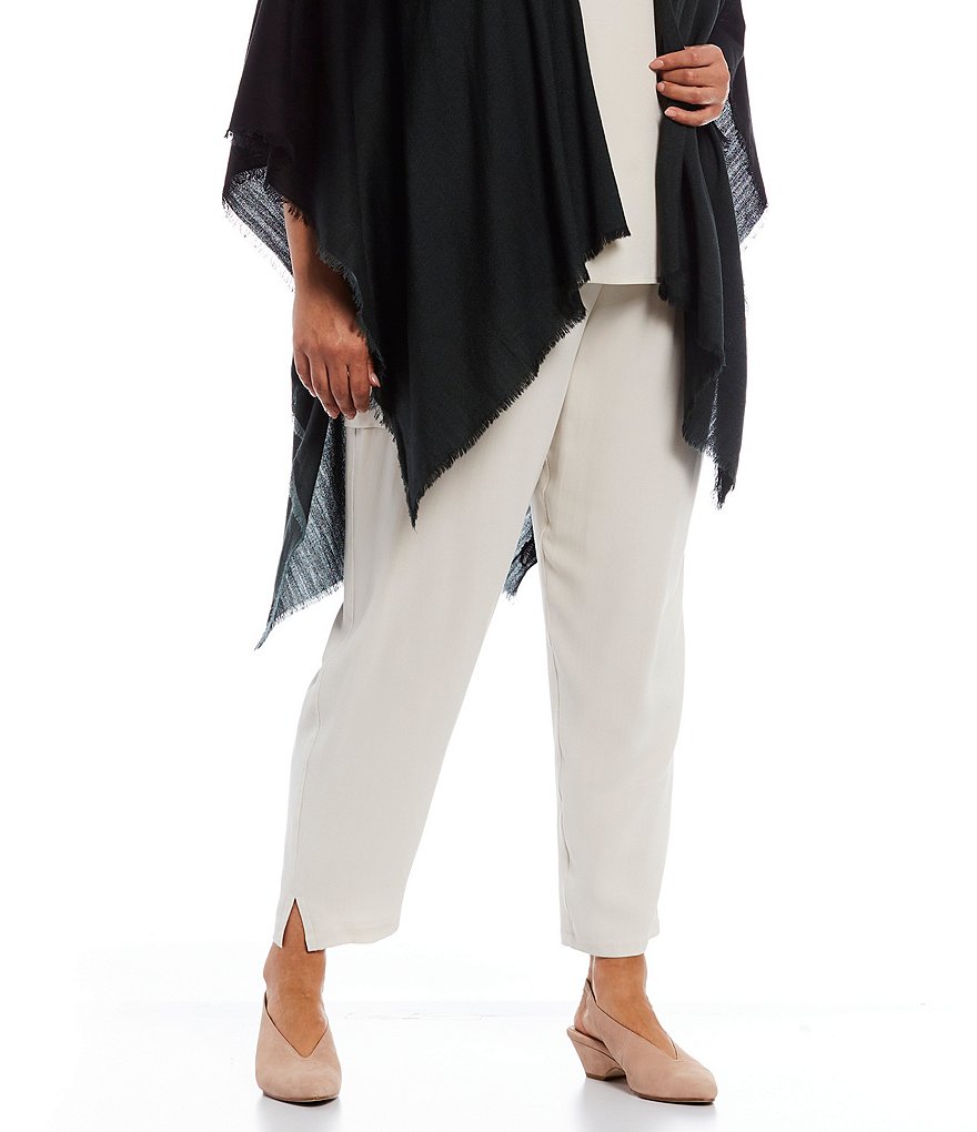 Eileen Fisher Gatwick Nubuck Slingback Block Heel Pumps