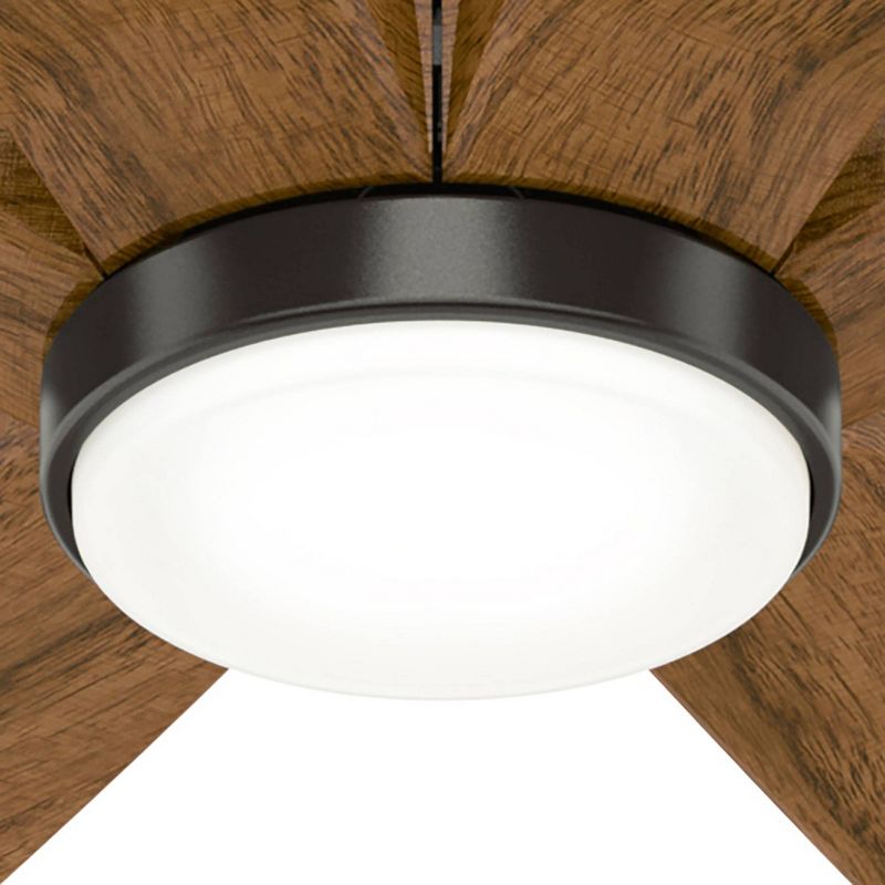 58" Rhinebeck Ceiling Fan with Remote Bronze (Includes LED Light Bulb) - Hunter Fan