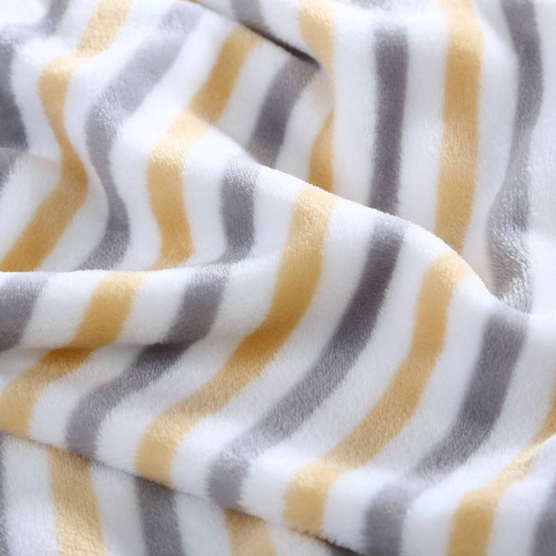 ED Ellen Degeneres 50"x70" Vibrant Striped Throw Blanket Gray