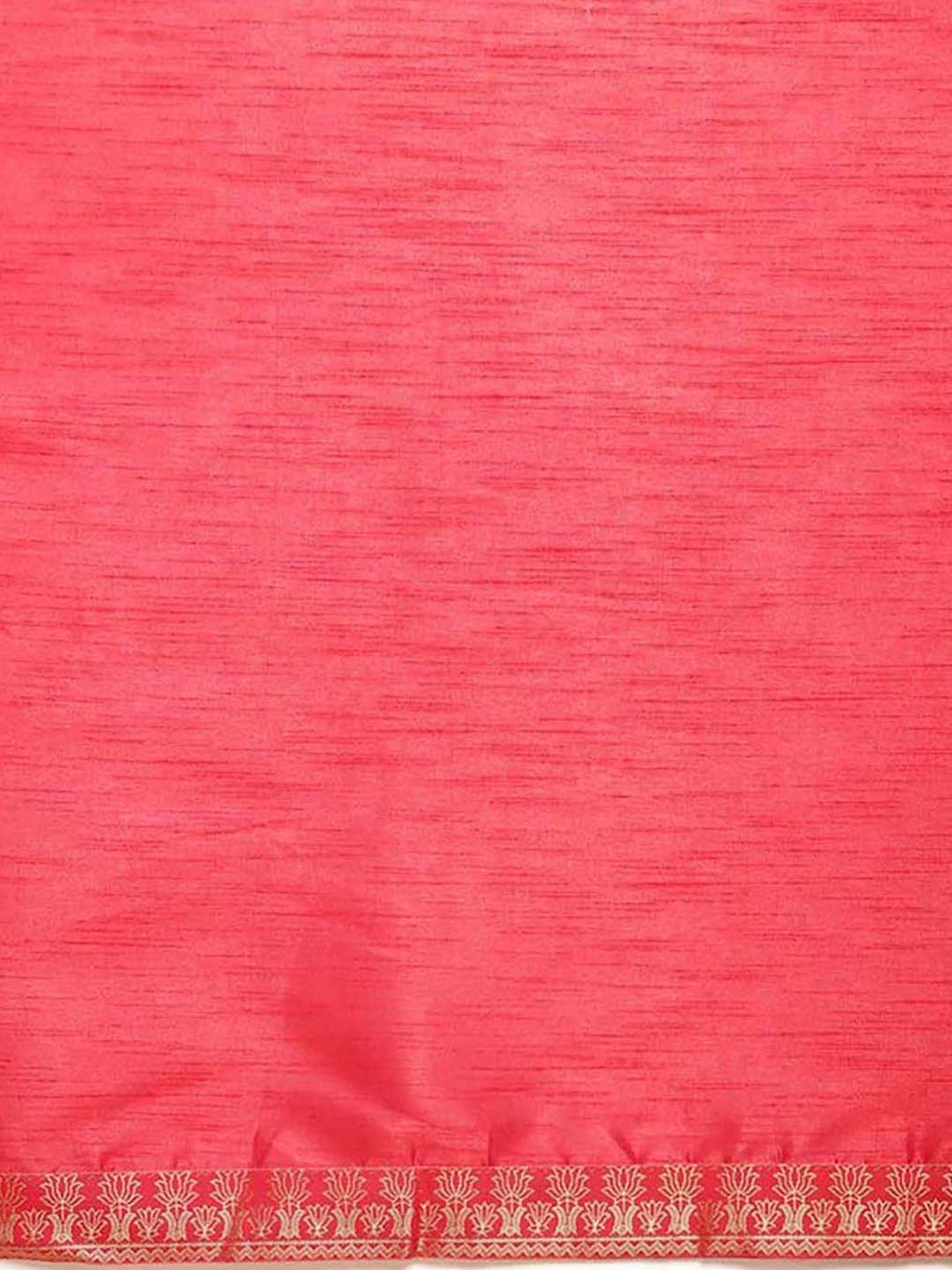 Rangita Peach Floral Print Saree With Unstitched Blouse