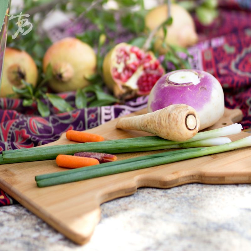 Totally Bamboo Minnesota State Cutting Board 13.25" x 11.75"