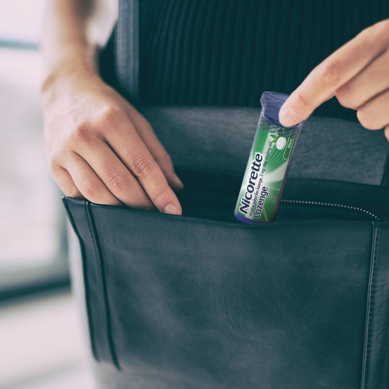 Nicorette 2mg Stop Smoking Aid Nicotine Lozenge - Mint - 144ct