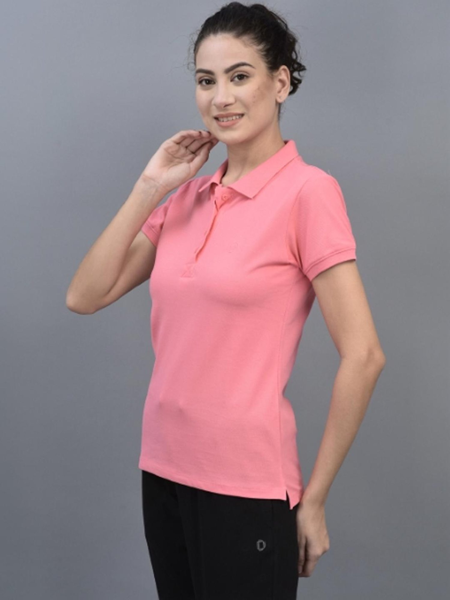 Dollar Black & Pink Cotton Sports T-Shirt - Pack Of 3