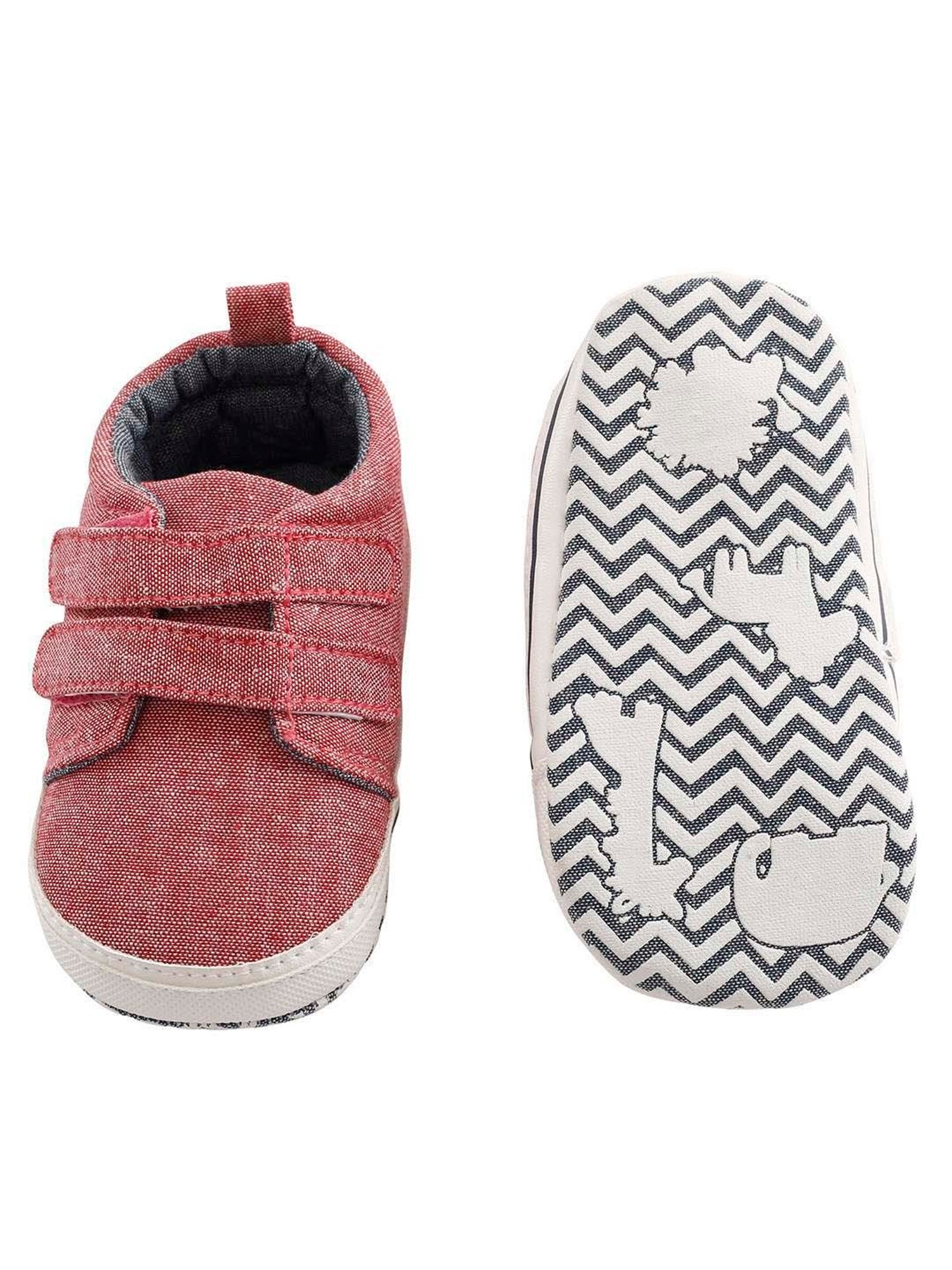 Baby Moo Kids Red Casual Booties