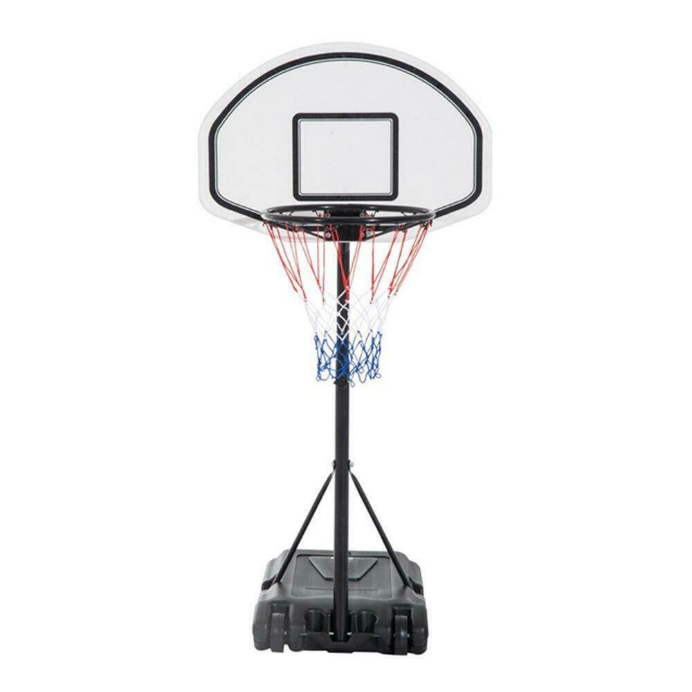 Poolside Basketball Hoop System Backboard Net Swimming Pool Games Ball Sports