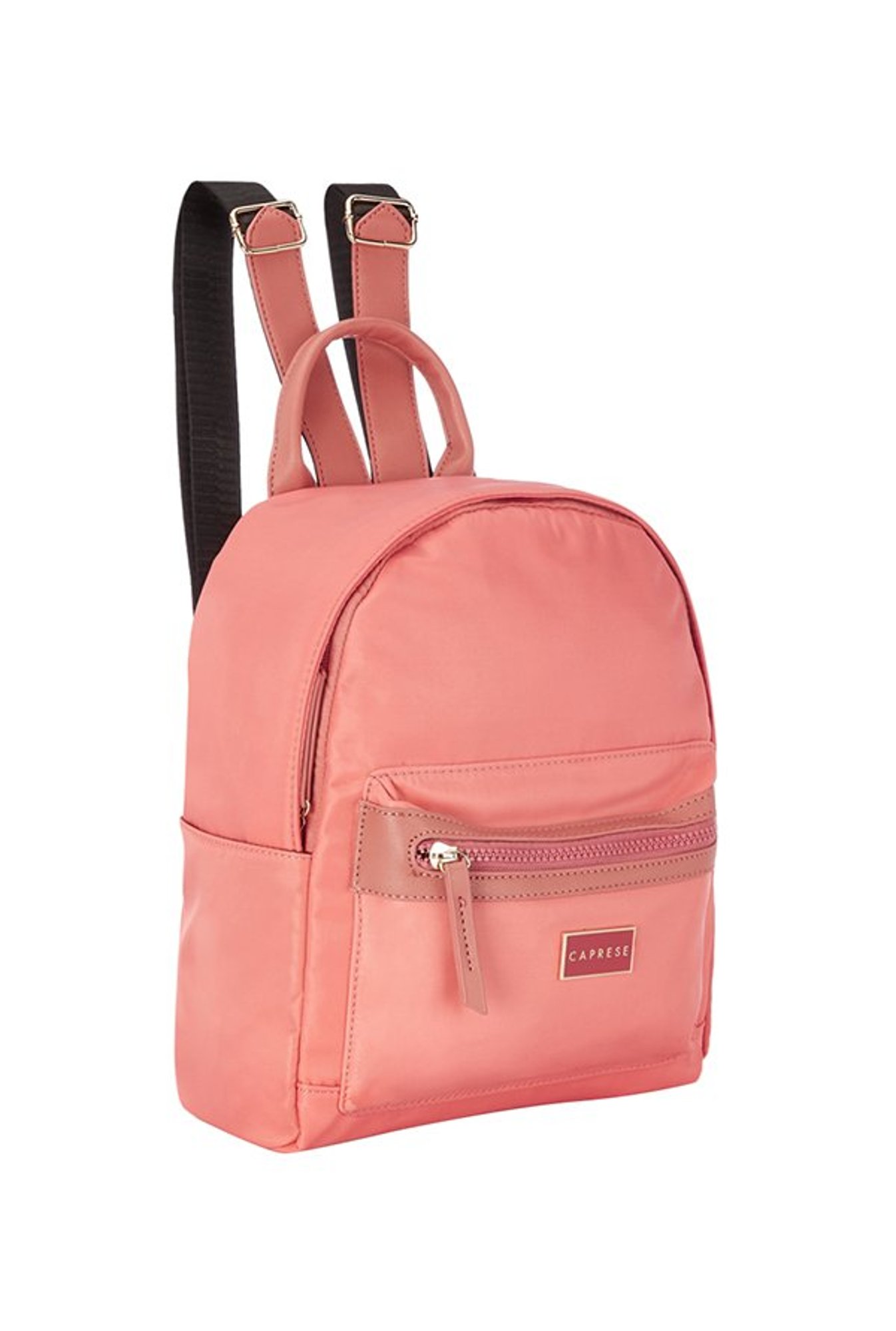 Caprese Peach Solid Backpack