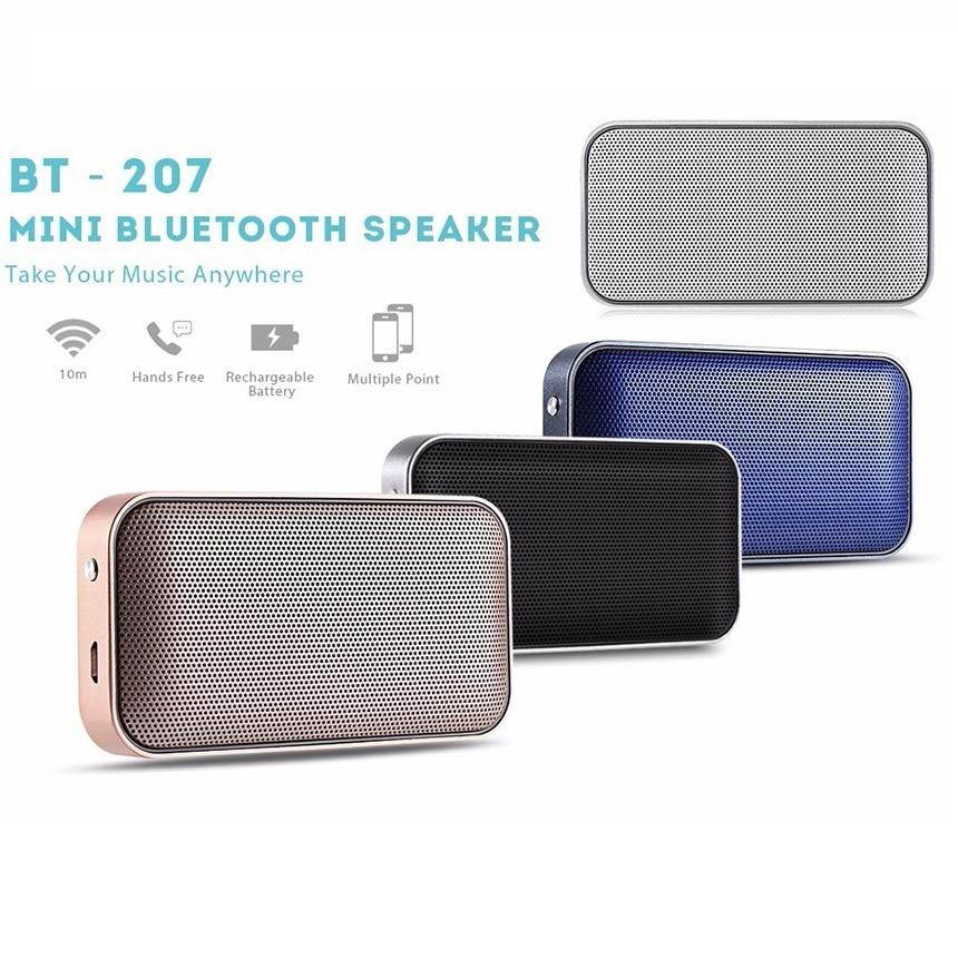 Portable Pocket Wireless Bluetooth Speaker Mini Small Metal Music Sound Box Handsfree Outdoor Bass Subwoofer for phone-Black