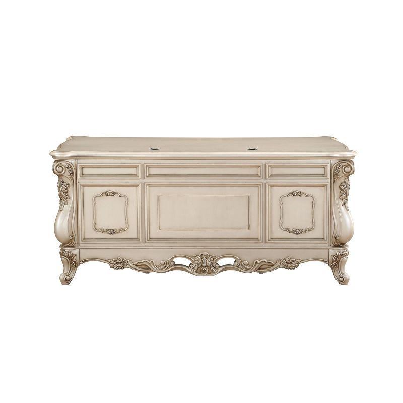 Gorsedd Executive Desk Antique White - Acme Furniture