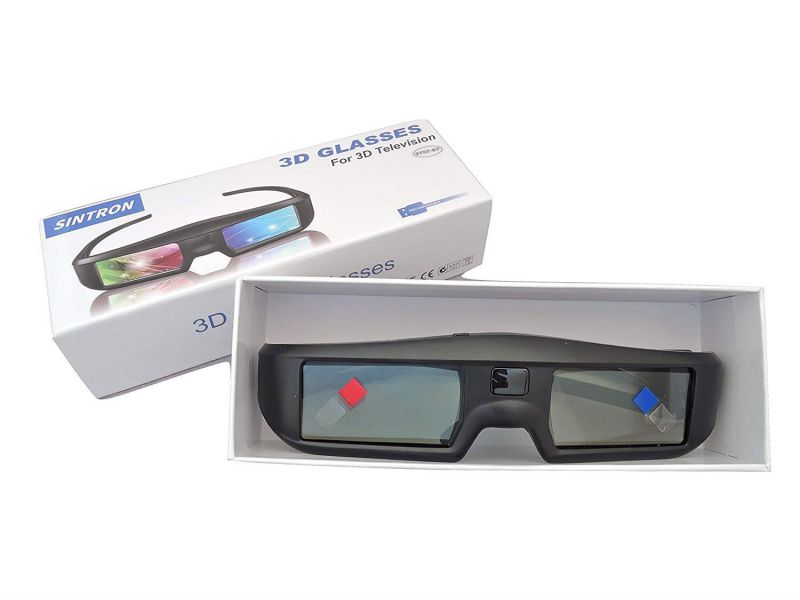 2X 3D Active Shutter Glasses Rechargeable - Sintron ST07-BT for RF 3D TV, 3D Glasses for Sony, Panasonic, Samsung 3D TV, Epson 3D projector, Compatible with TDG-BT500A TDG-BT400A TY-ER3D5MA TY-ER3D4MA