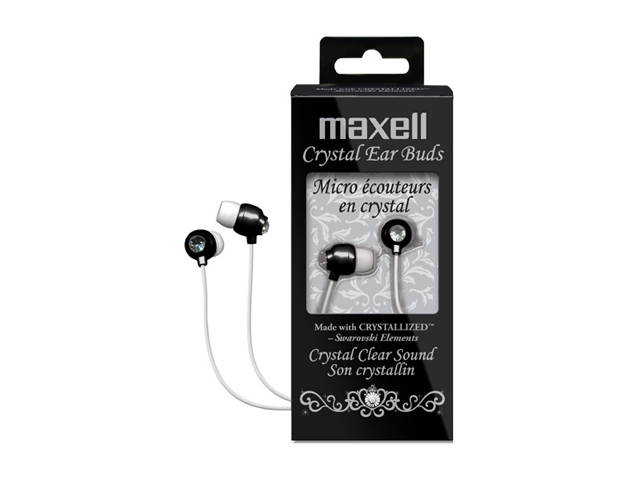 Maxell CEB-Black (190336) Canal Crystal Earphone