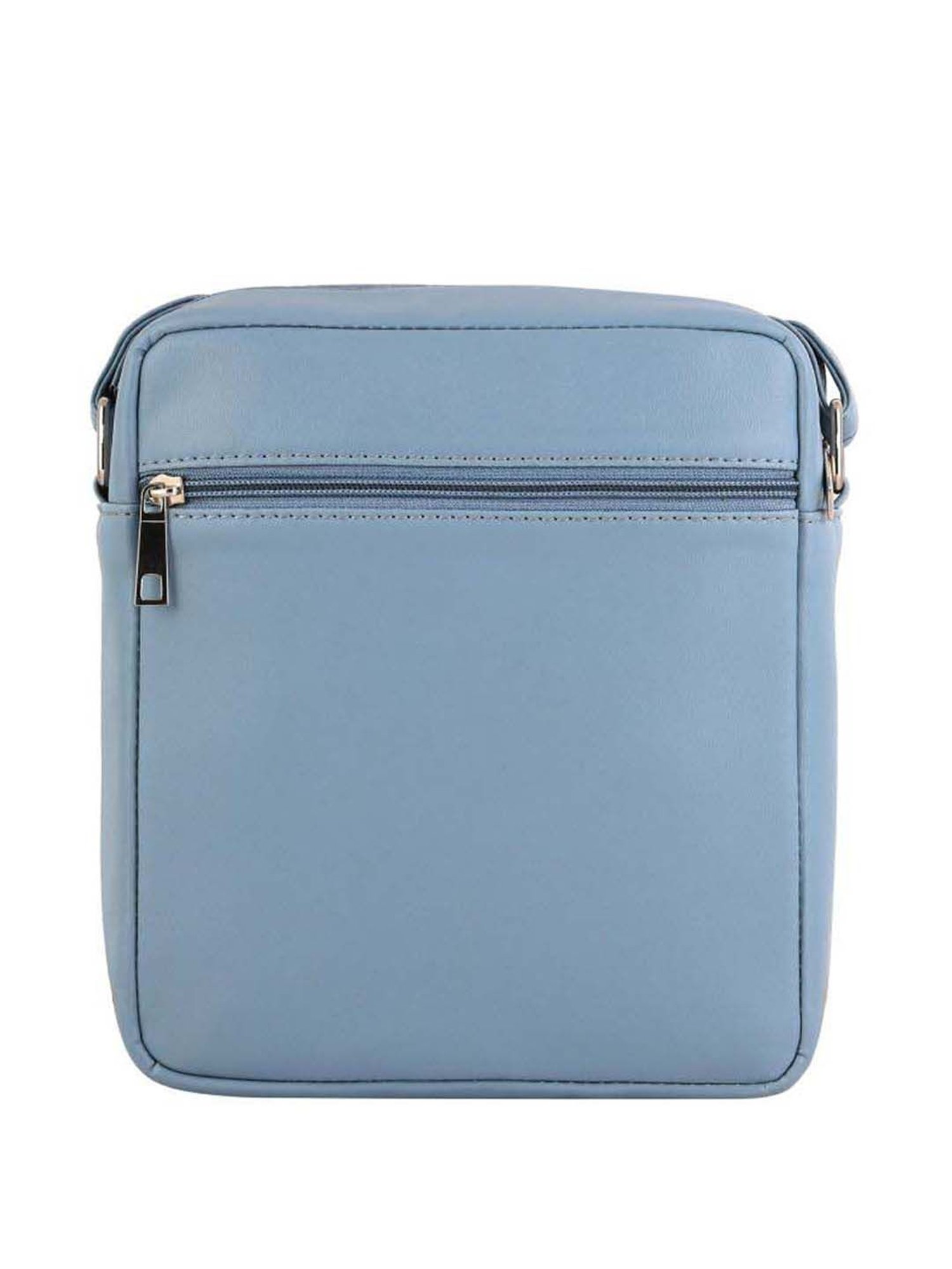 Toteteca Blue Textured Medium Sling Handbag