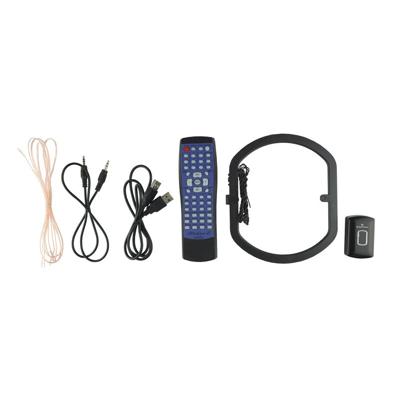 Studio Z SPA-3000BT 3000 Watt Hybrid Receiver and 2 Channel Amplifier with AM/FM Radio Stereo for Home Digital Studio Audio Music Sound System