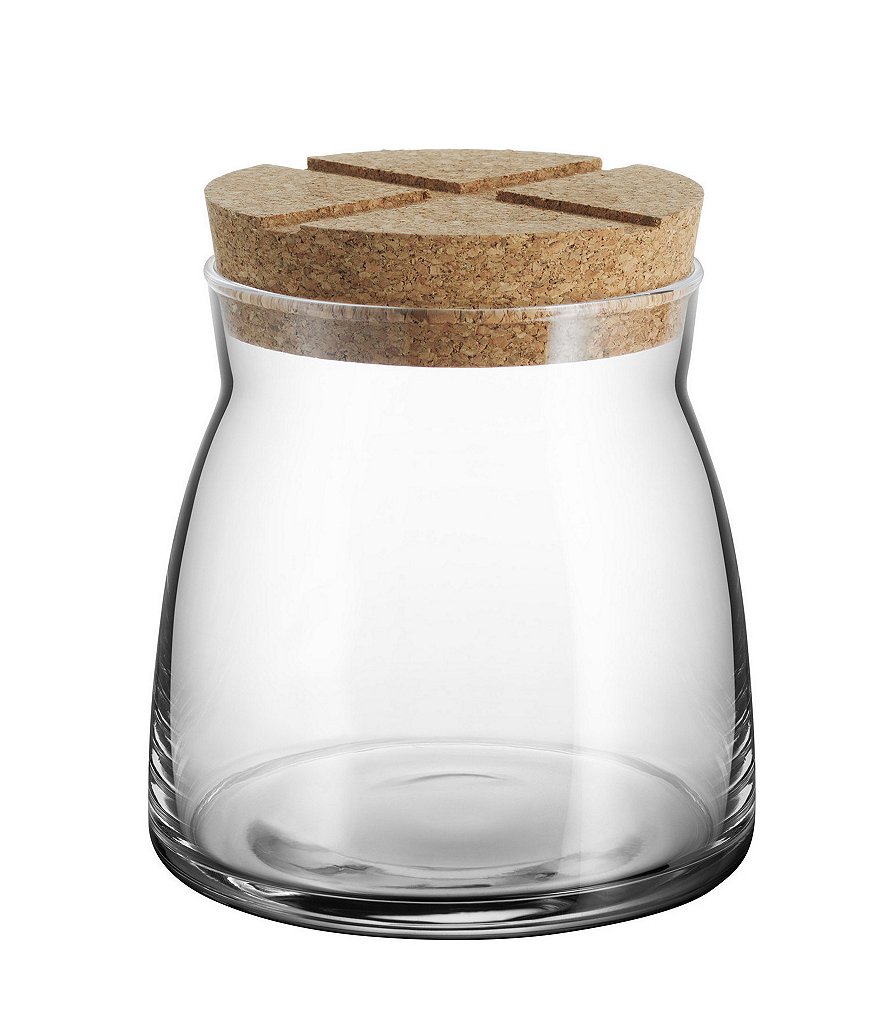 Kosta Boda Bruk Medium Jar With Cork Lid