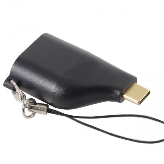 CY USB-C Type C to VGA Converter Adapter 1080p with Chain for Tablet & Phone & Laptop
