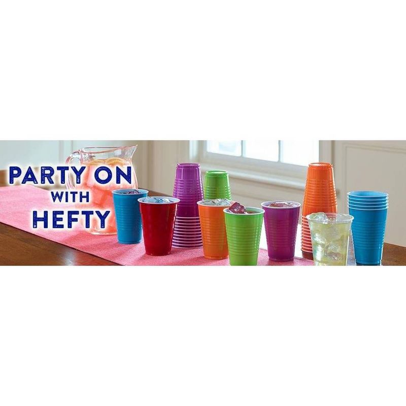 Hefty Party On! Disposable Cups - 80ct/16oz