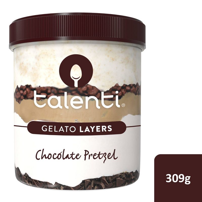 Talenti Gelato Layers Chocolate Pretzel - 10.3oz