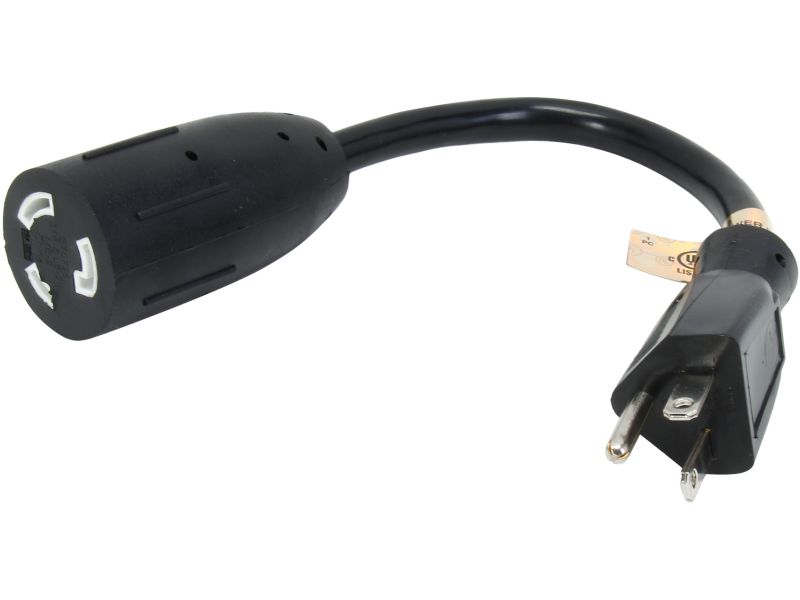 1M 16AWG Heavy Duty Power Extension Cord Power Extension Cable 3 Feet 1 Meters 3 Conductor NEMA 515P to NEMA 515R 13 Amp Power Cable ED70906