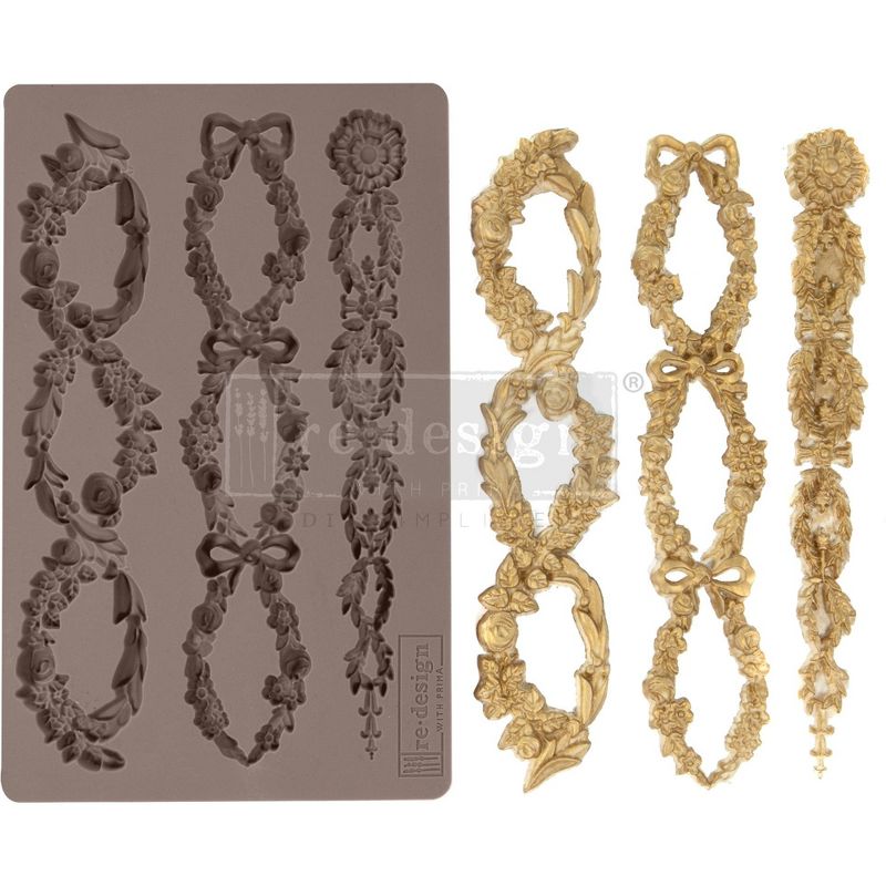 Prima Marketing Re-Design Mould 5"X8"X8mm-Floral Chain