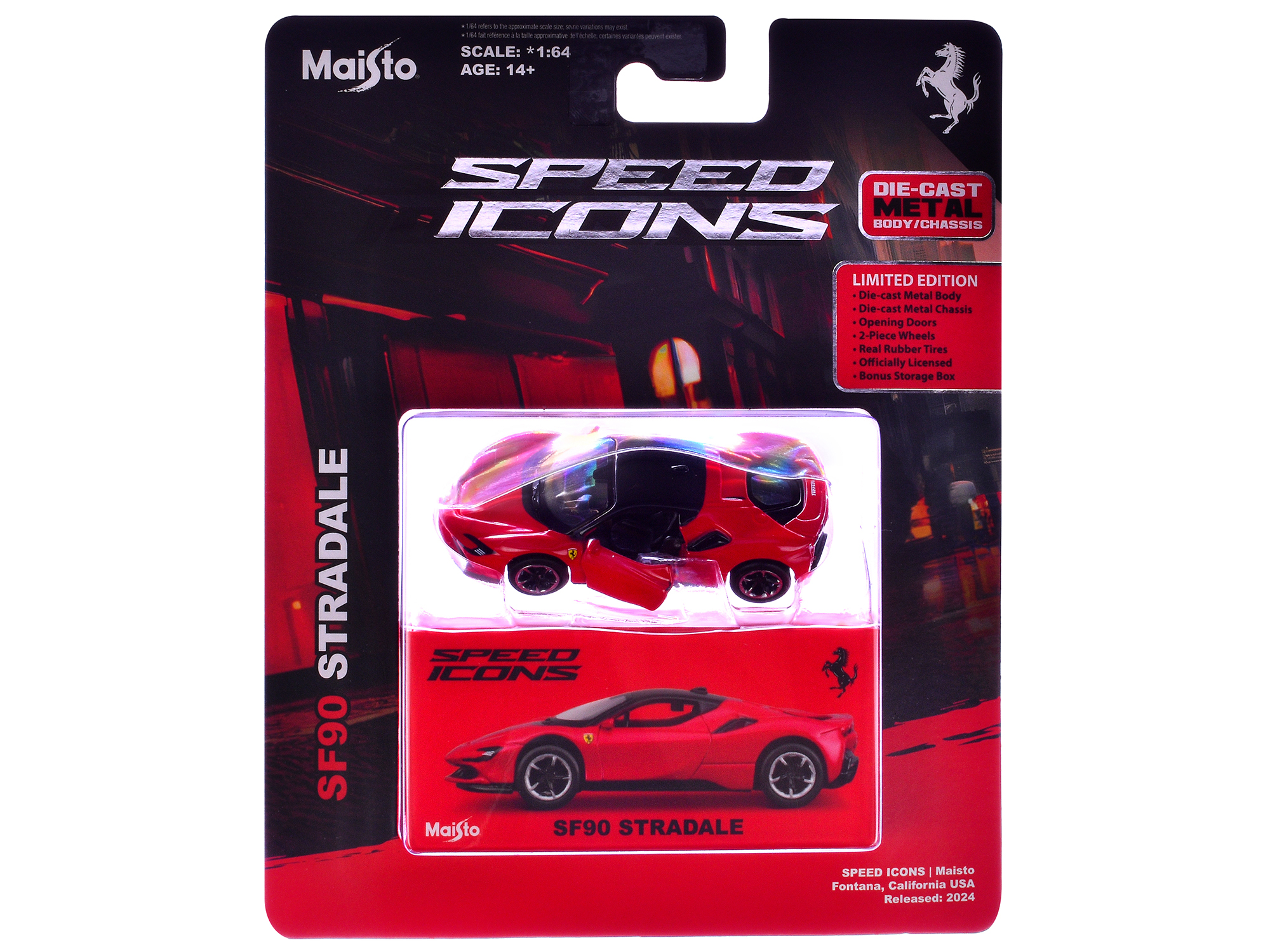 Ferrari F40 Competizione Red 1/12 Diecast Model Car by Kyosho