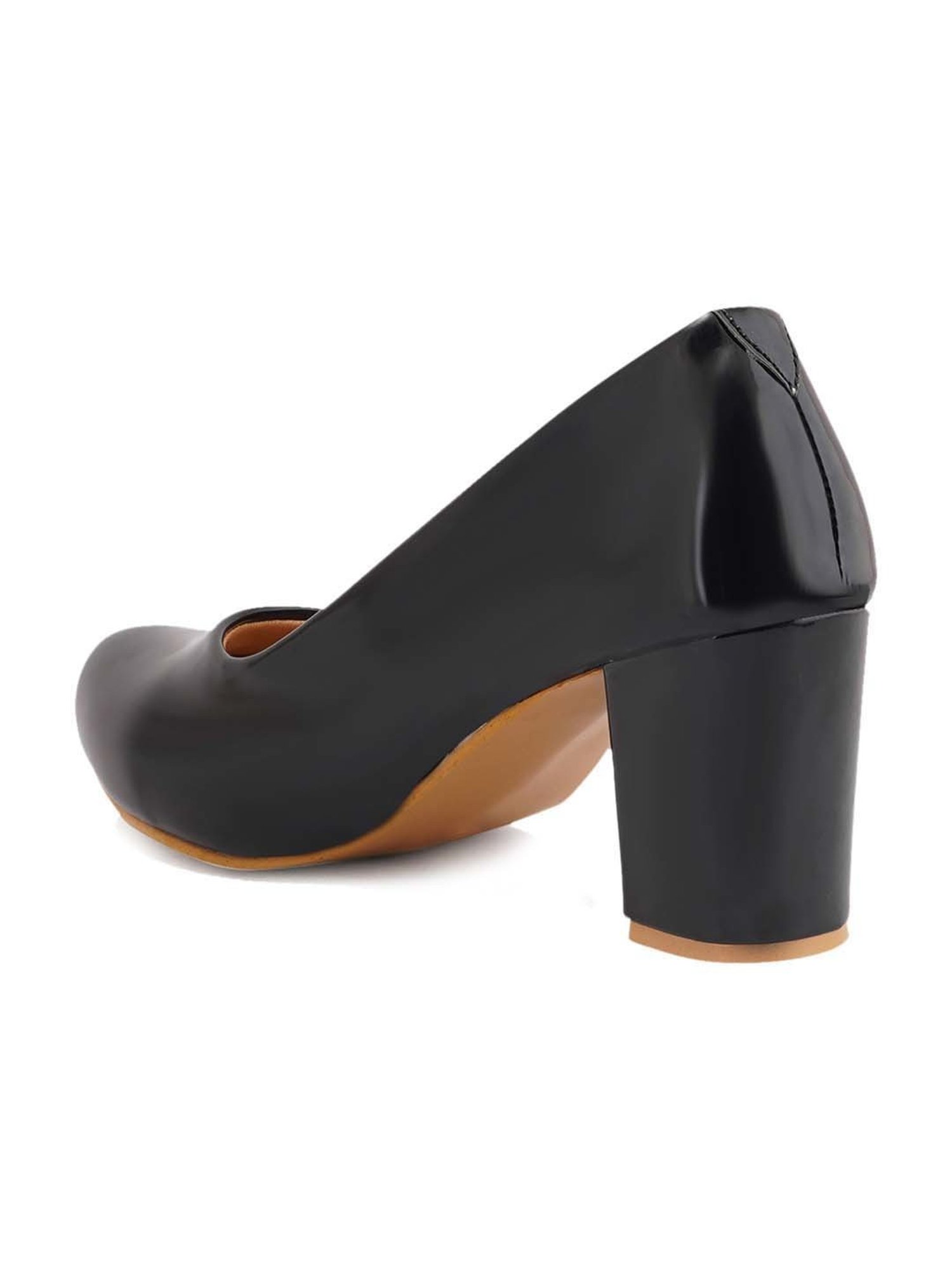 SCENTRA Women's Black Formal Pumps