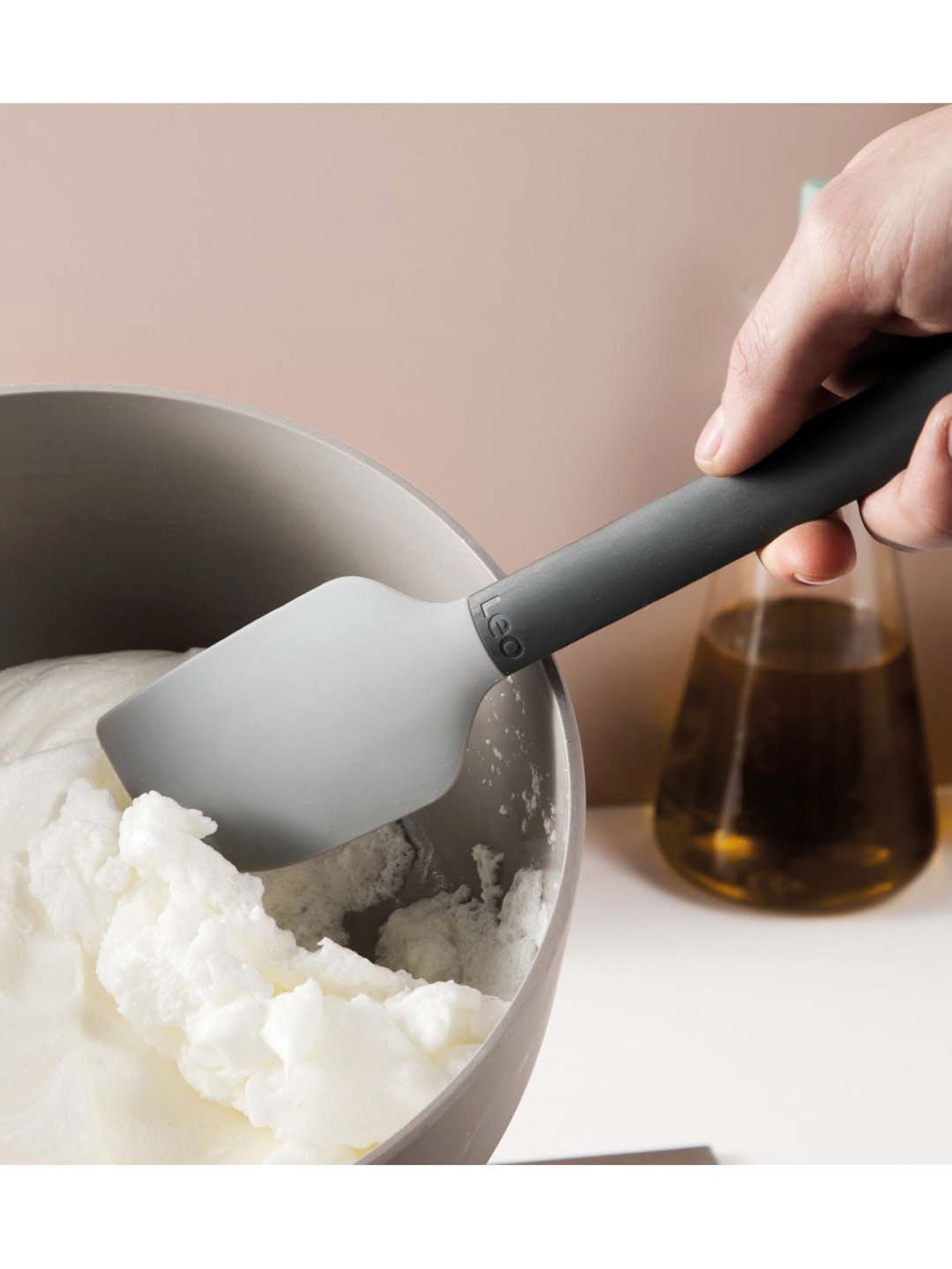 BERGHOFF Leo Grey Silicone Spatula - Set of 1