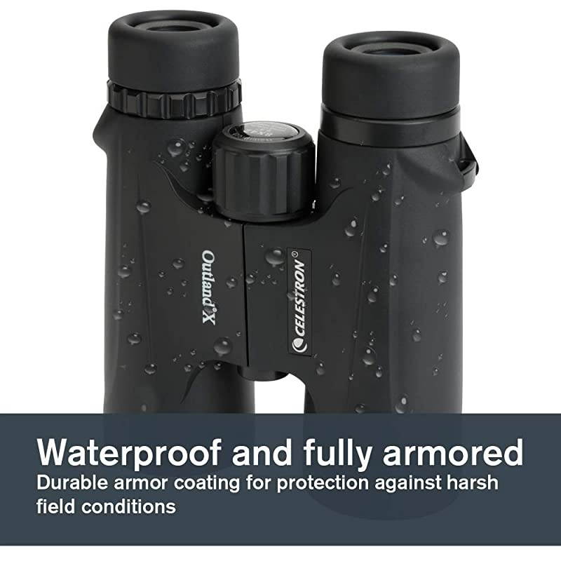 Outland X 8x42 Binoculars Waterproof Fogproof Binoculars for Adults MultiCoated Optics and BaK4 Prisms Protective Rubber Armoring