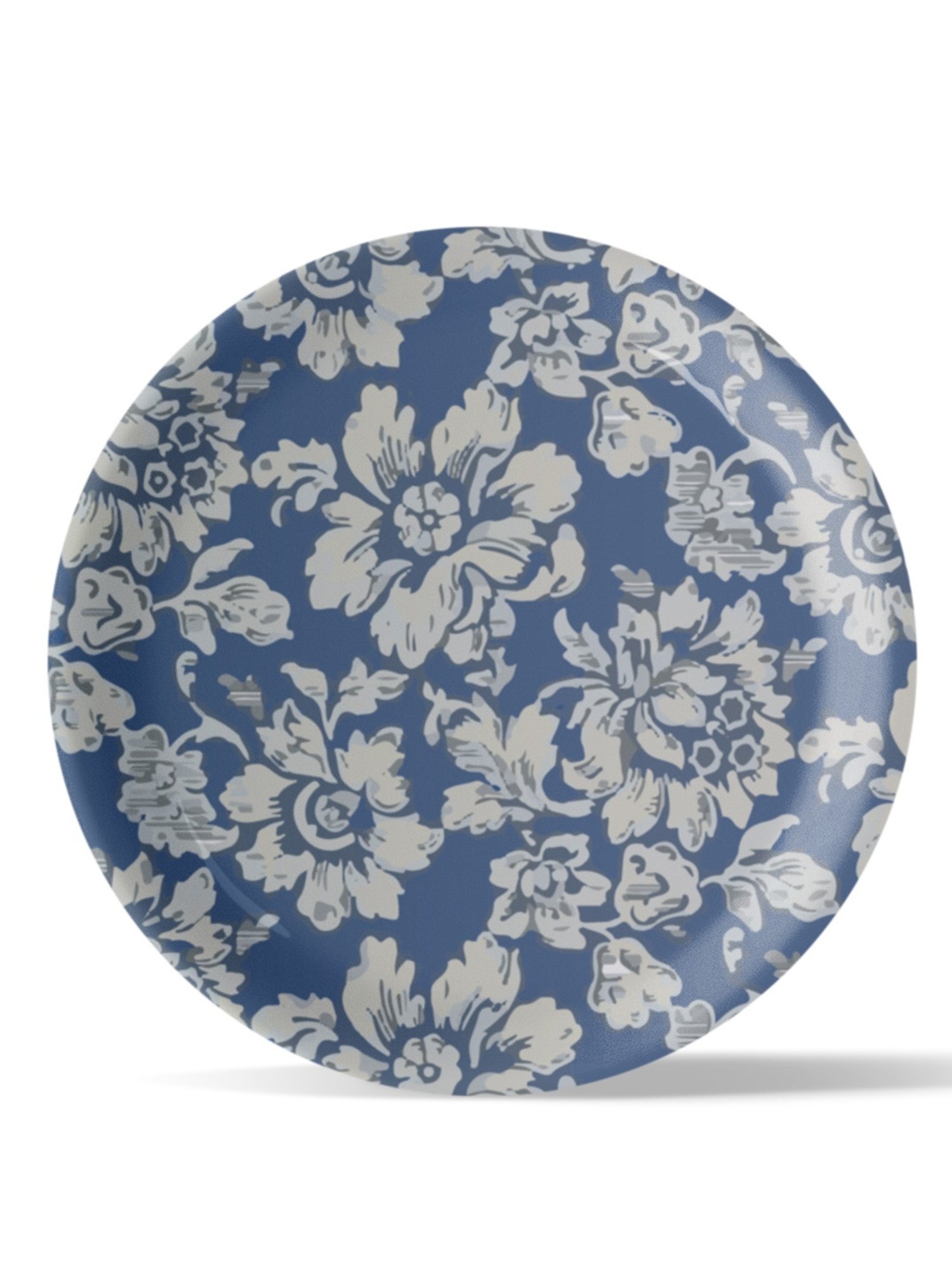 Nestroots Indigo Heritage Multicolor Porcelain Wall Plate