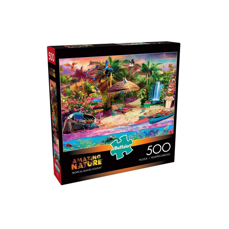 Buffalo Games Amazing Nature: Tropical Island Holiday Jigsaw Puzzle - 500pc