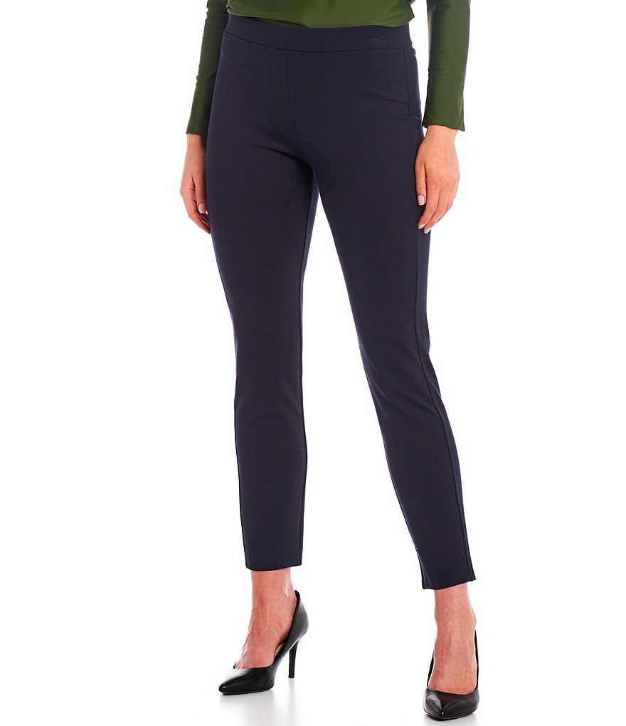 Jude Connally Olivia Ponte Knit Pull-On Hidden Elastic Waist Pants