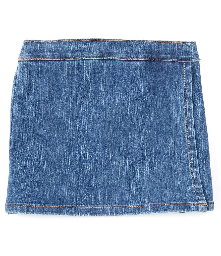 GB Girls Little Girls 2T-6X Smocked High Waisted Mini Skirt