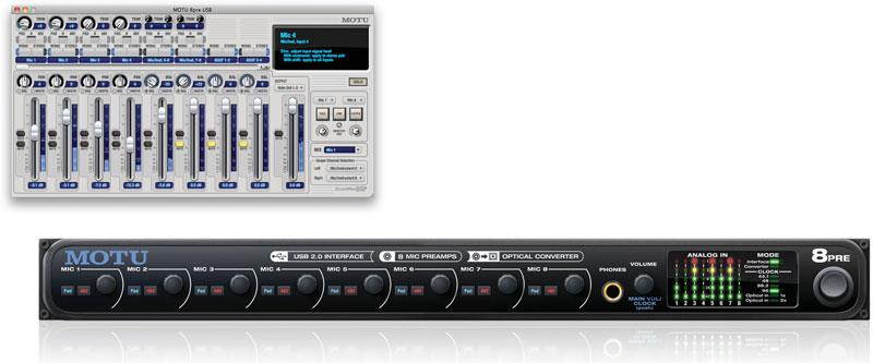 MOTU 8pre USB 24-bit/96kHz USB Audio Interface