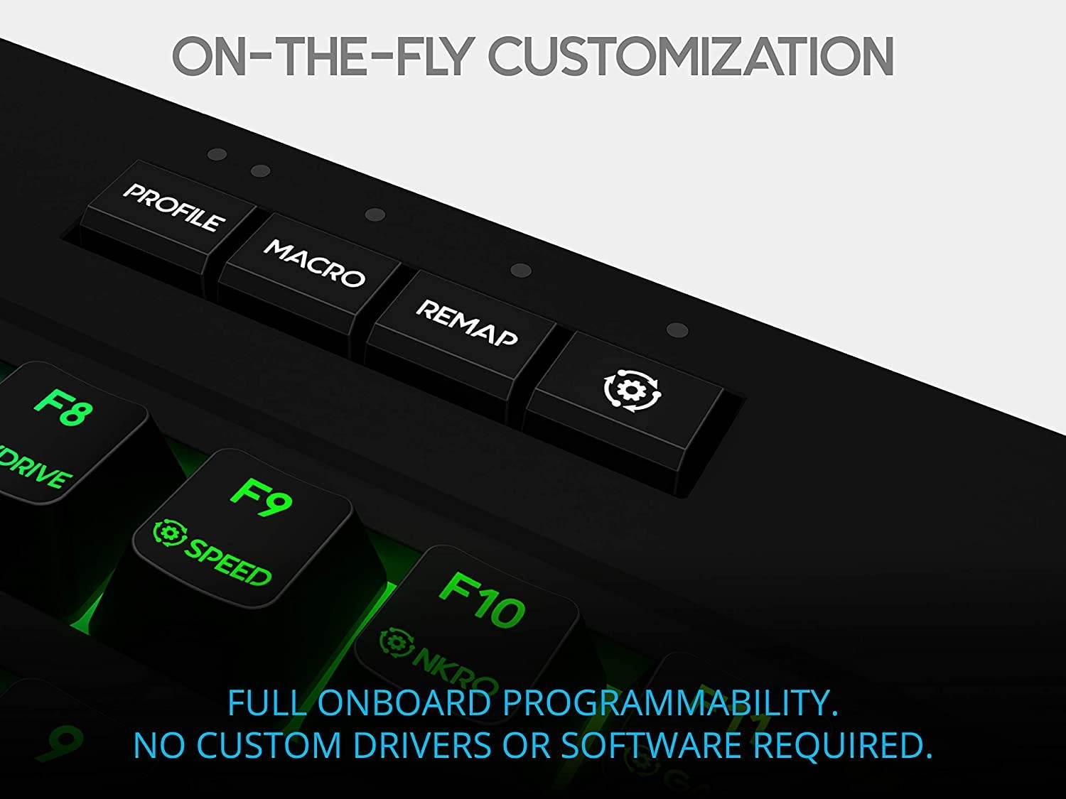 KINESIS Gaming Freestyle Edge RGB Split Mechanical Keyboard (MX Blue)