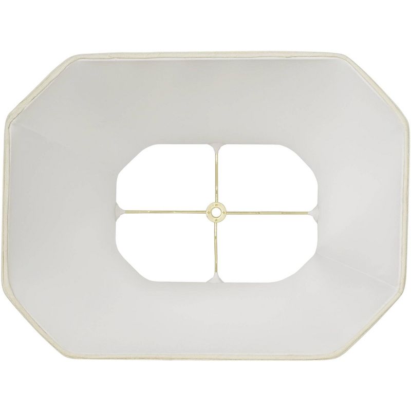 Imperial Shade Set of 2 Imperial Creme Cut Corner Shades 10x16x13 (Spider)