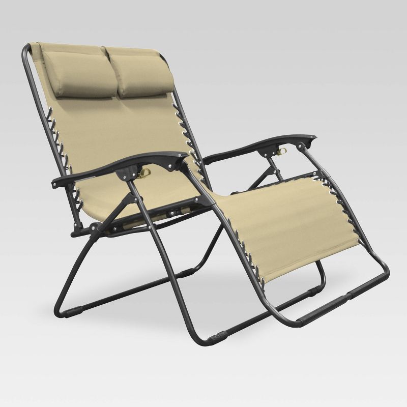 Copa Backpack Single Position Folding Aluminum Beach or Poolside Lounge Chair with Backpack Straps, Dark Blue