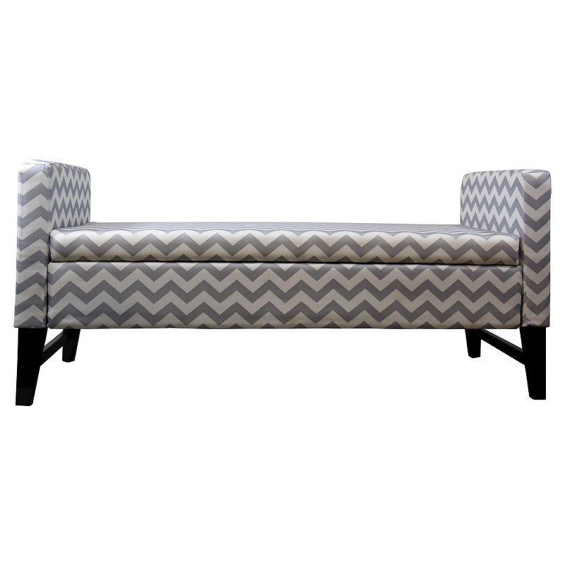 Storage Ottoman Gray - Ore International