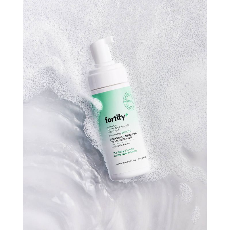 Fortify+ Natural Bacteria-Fighting Skincare Purifying and Renewing Facial Cleanser - 5.07 fl oz