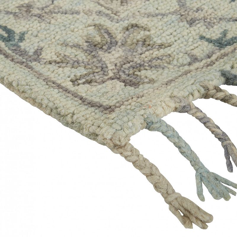 2'6"x8' Runner Hand Made Tufted Medallion Wool Runner Multicolored - Feizy