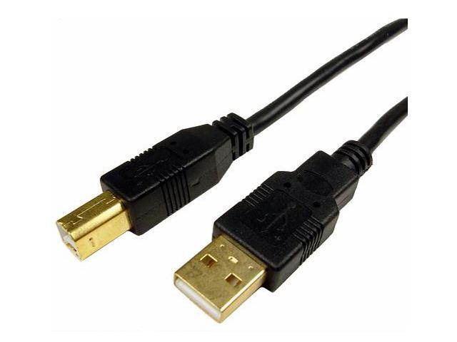 CABLES UNLIMITED USB-5005-02M USB 2.0 A to B Cable with Gold Connectors