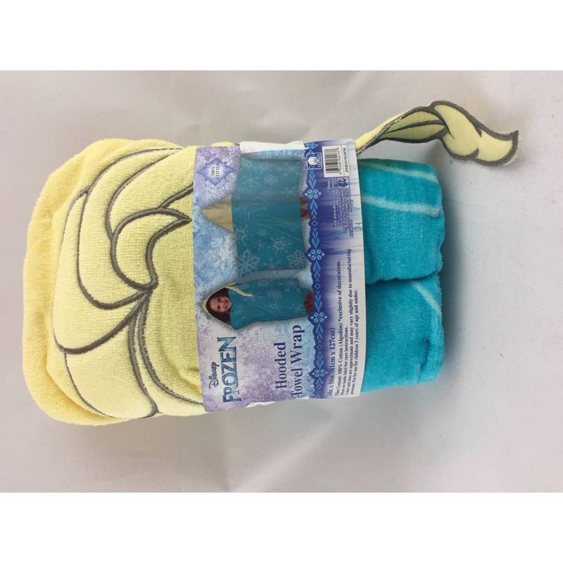 Frozen Elsa Hooded Bath Towel Blue
