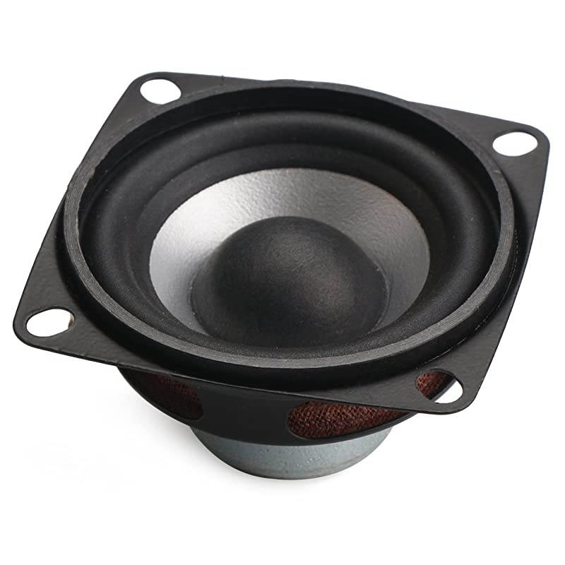 Micro 12W Stereo Audio Speaker 2 Inches 4 Ohm Full Range Speaker 2.0 2.1 HiFi DIY Loudspeaker Woofer Speaker for Auto Car Motor Motorcycle