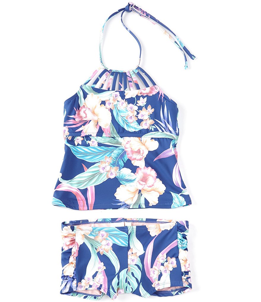 Splendid Big Girls 7-14 Stripe Romper Swimsuit Coverup