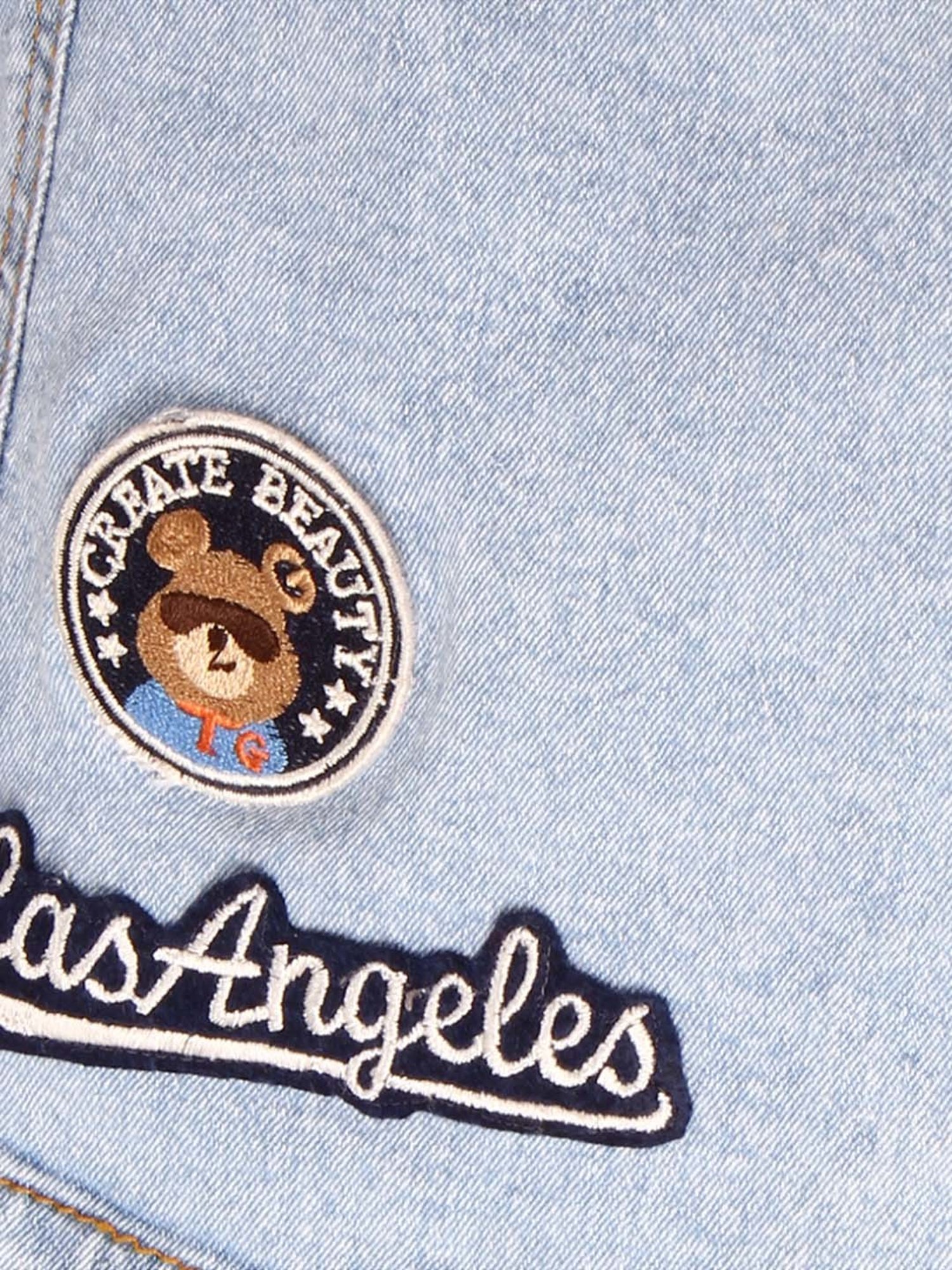 United Colors of Benetton Kids White Solid Shorts