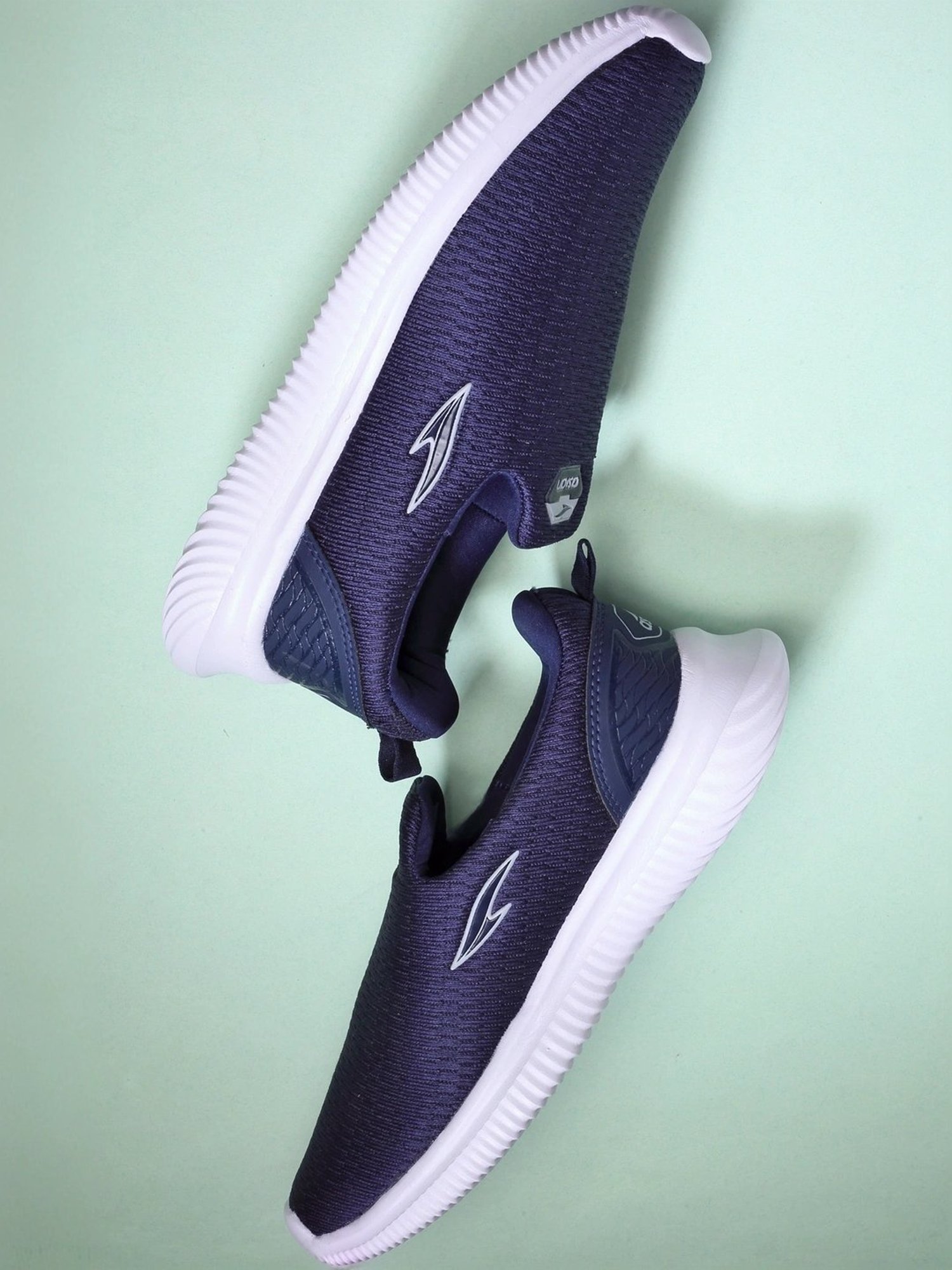 Asian Men's Navy Walking Shoes