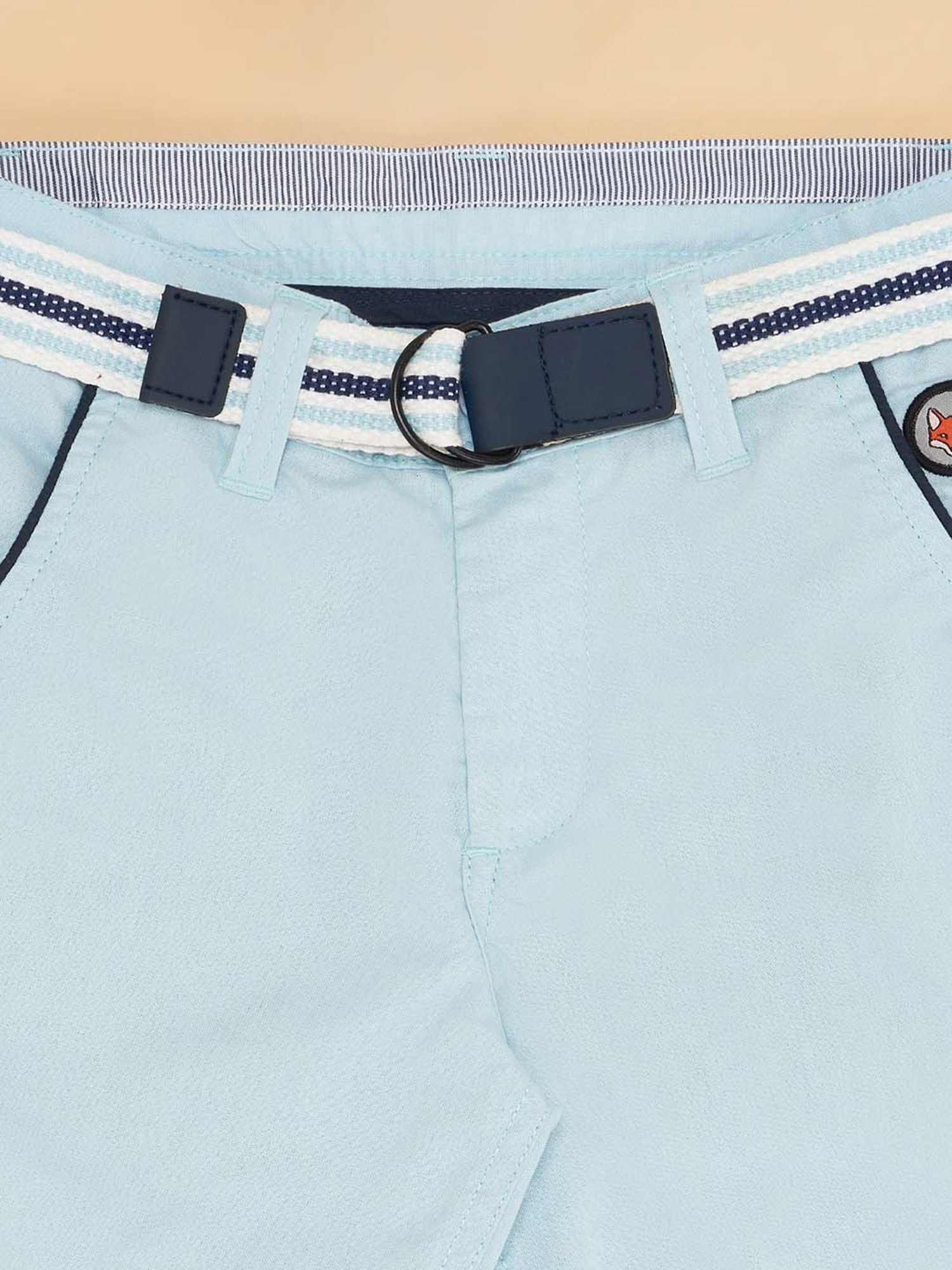 Pantaloons Junior Blue Regular Fit Shorts